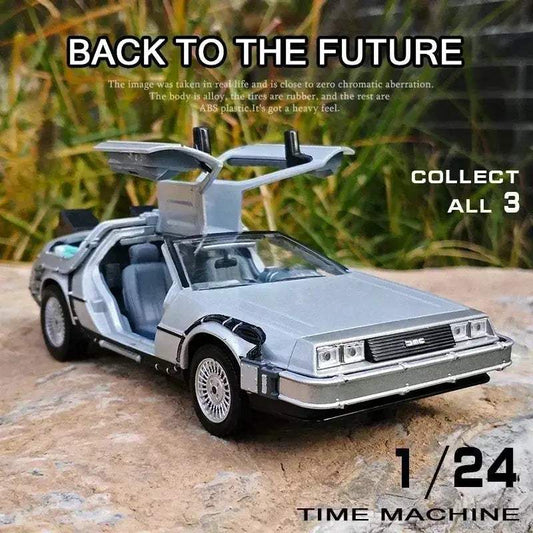 DeLorean Time Machine Diecast Model Car Collectible - ToylandEU