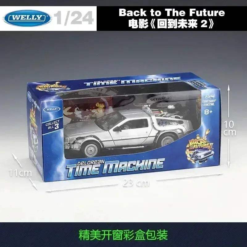 DeLorean Time Machine Diecast Model Car Collectible - ToylandEU