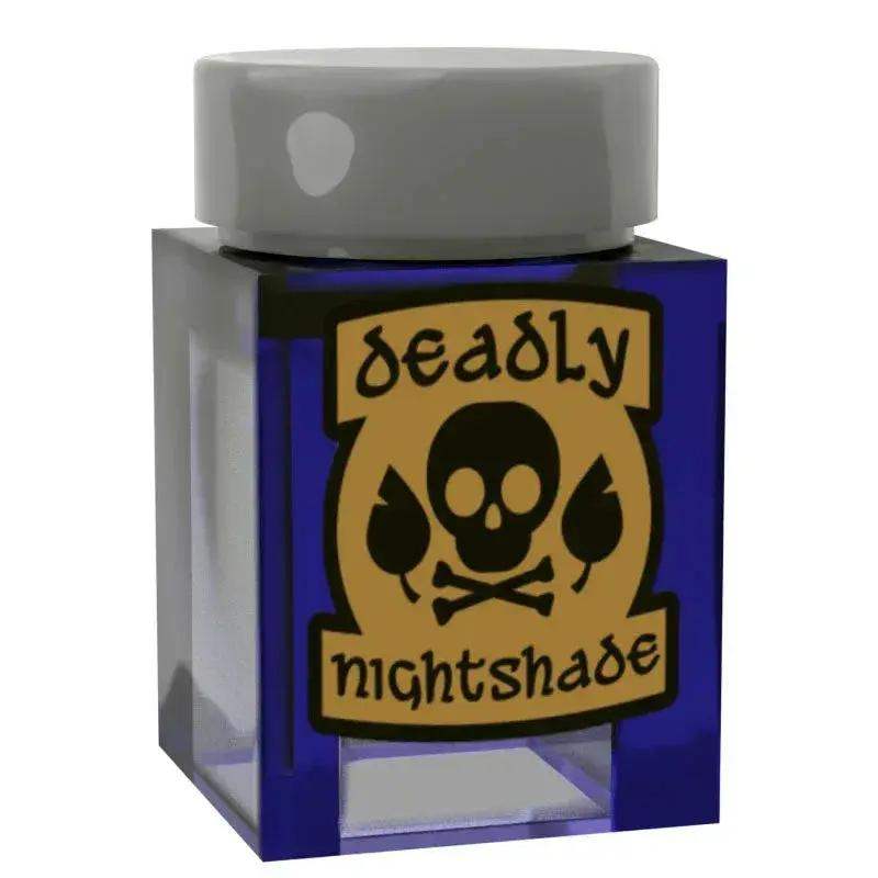 Deadly Nightshade Potion Bottle for Minifigs made using LEGO parts - B3 Customs - ToylandEU