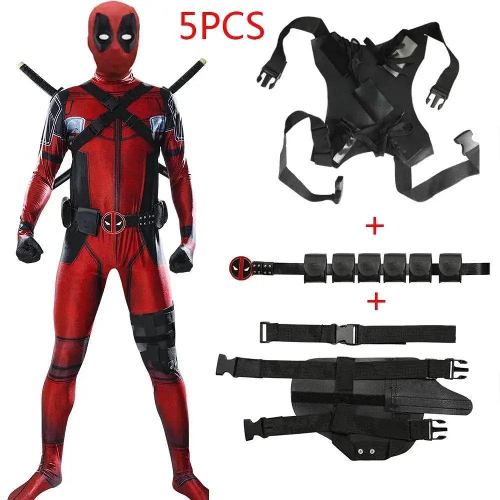  Deadpool Cosplay Costume with Mask - Official  Halloween Costume for All Ages -  ToylandEU™