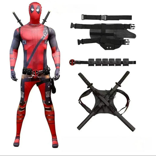 Deadpool Costume Kids Cosplay Suit For Halloween Fun - ToylandEU