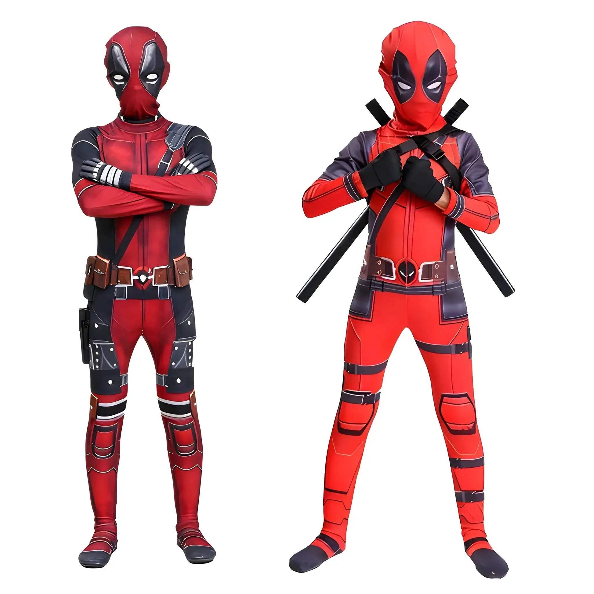 Deadpool Costume Kids Cosplay Suit For Halloween Fun - ToylandEU