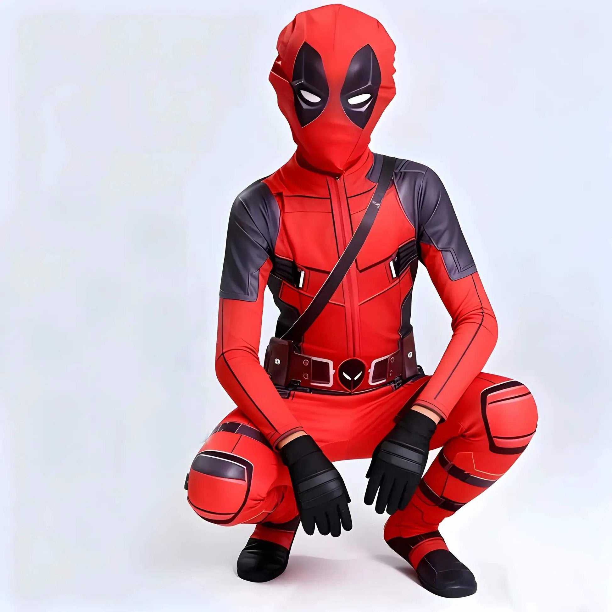 Deadpool Costume Kids Cosplay Suit For Halloween Fun - ToylandEU