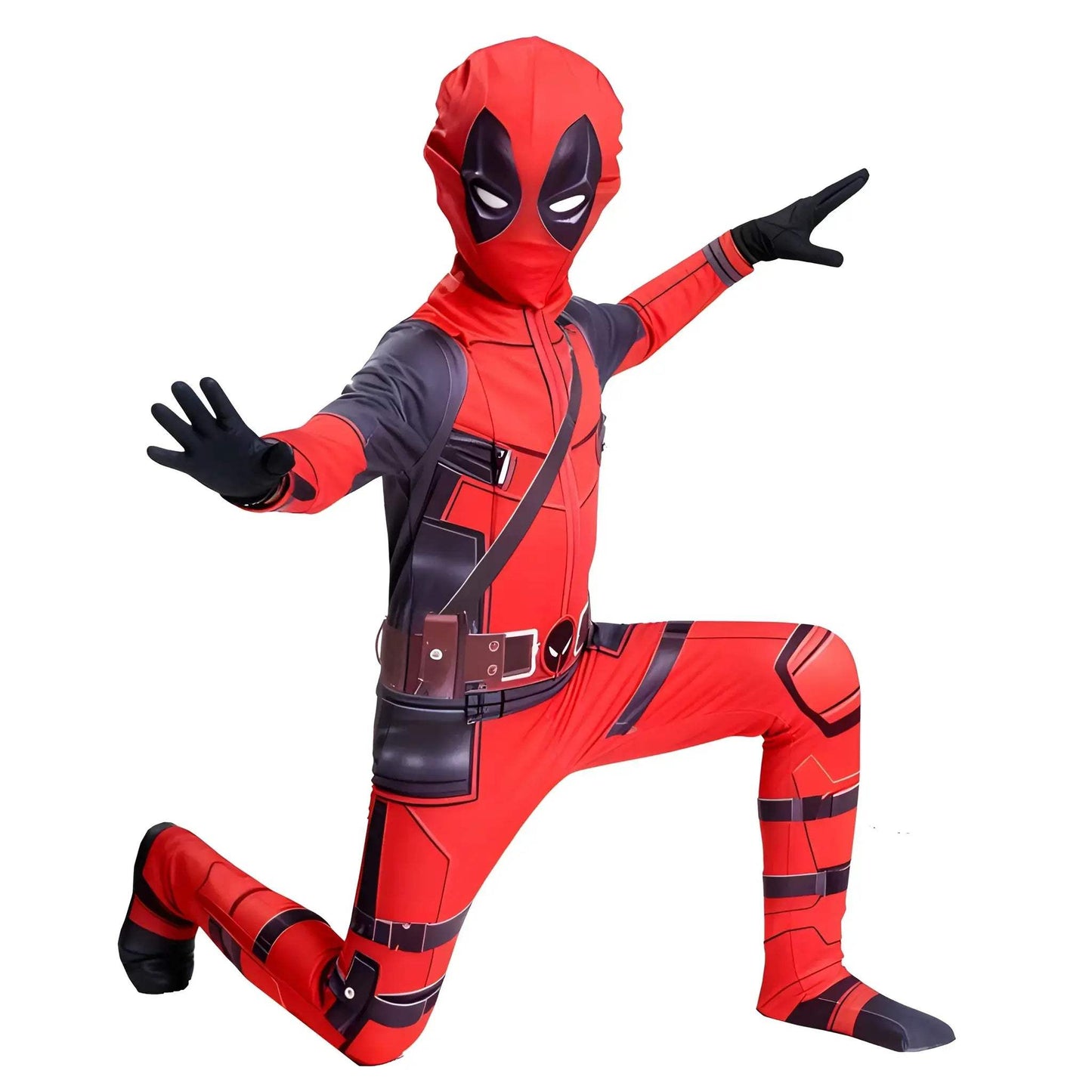 Deadpool Costume Kids Cosplay Suit For Halloween Fun - ToylandEU