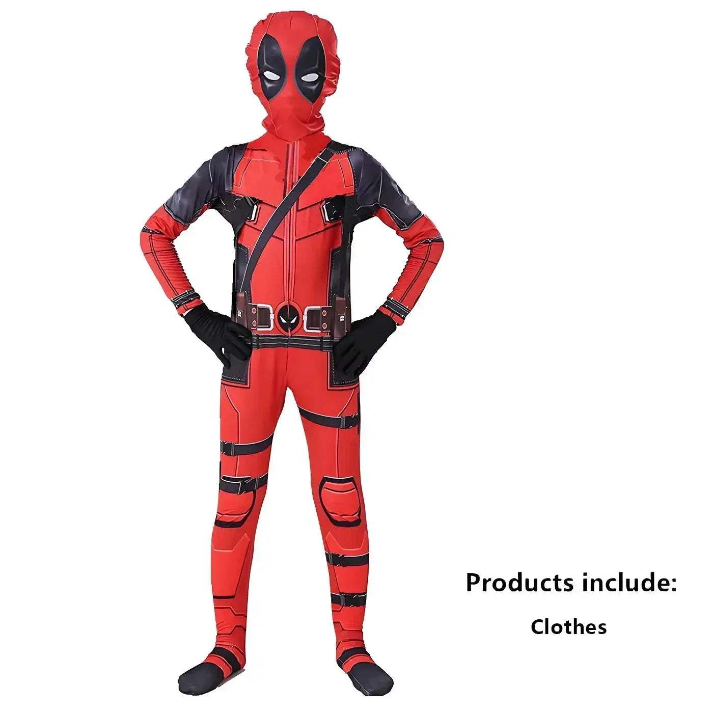Deadpool Costume Kids Cosplay Suit For Halloween Fun - ToylandEU