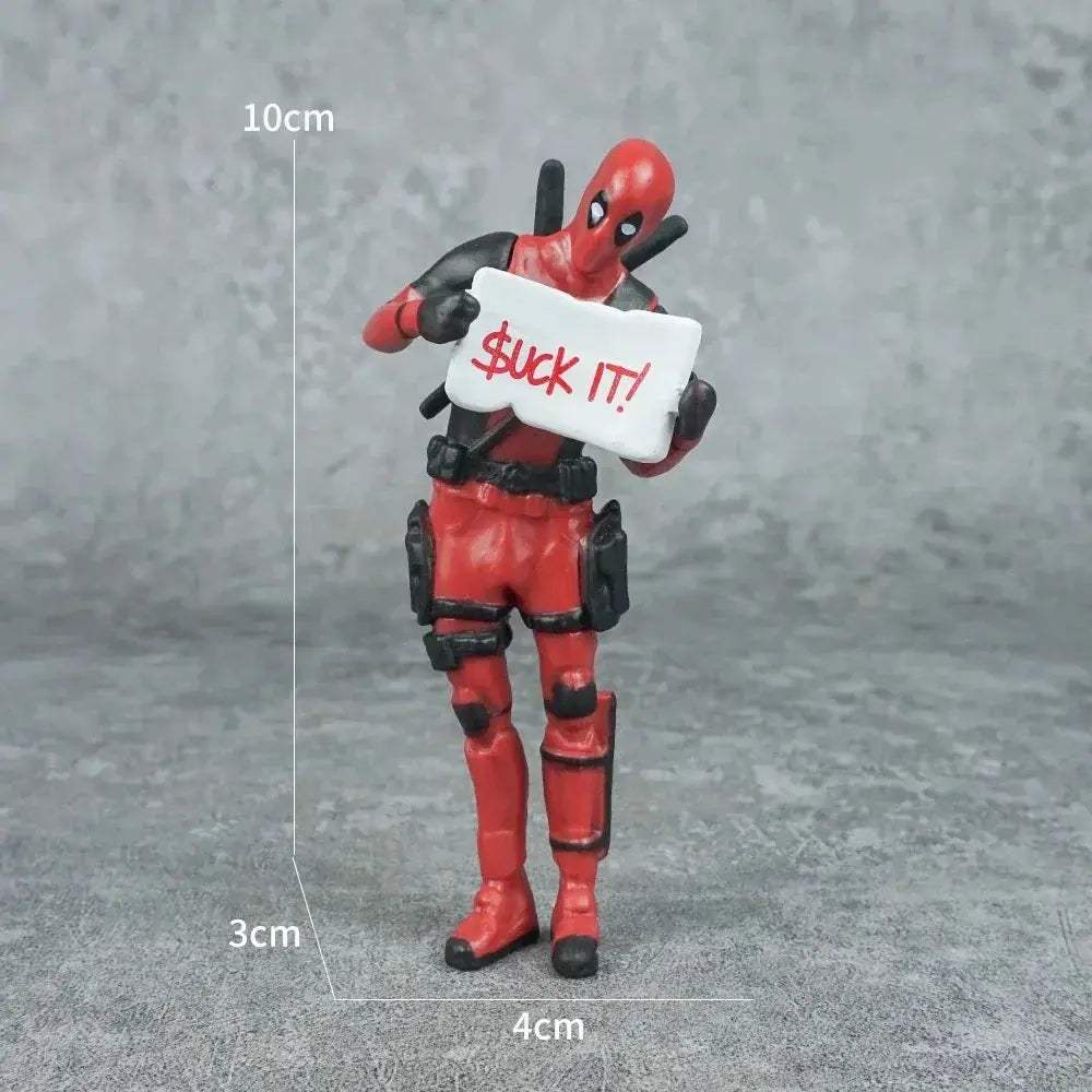 Deadpool Desk Figurine Cute Office Decor 6cm Figure - ToylandEU