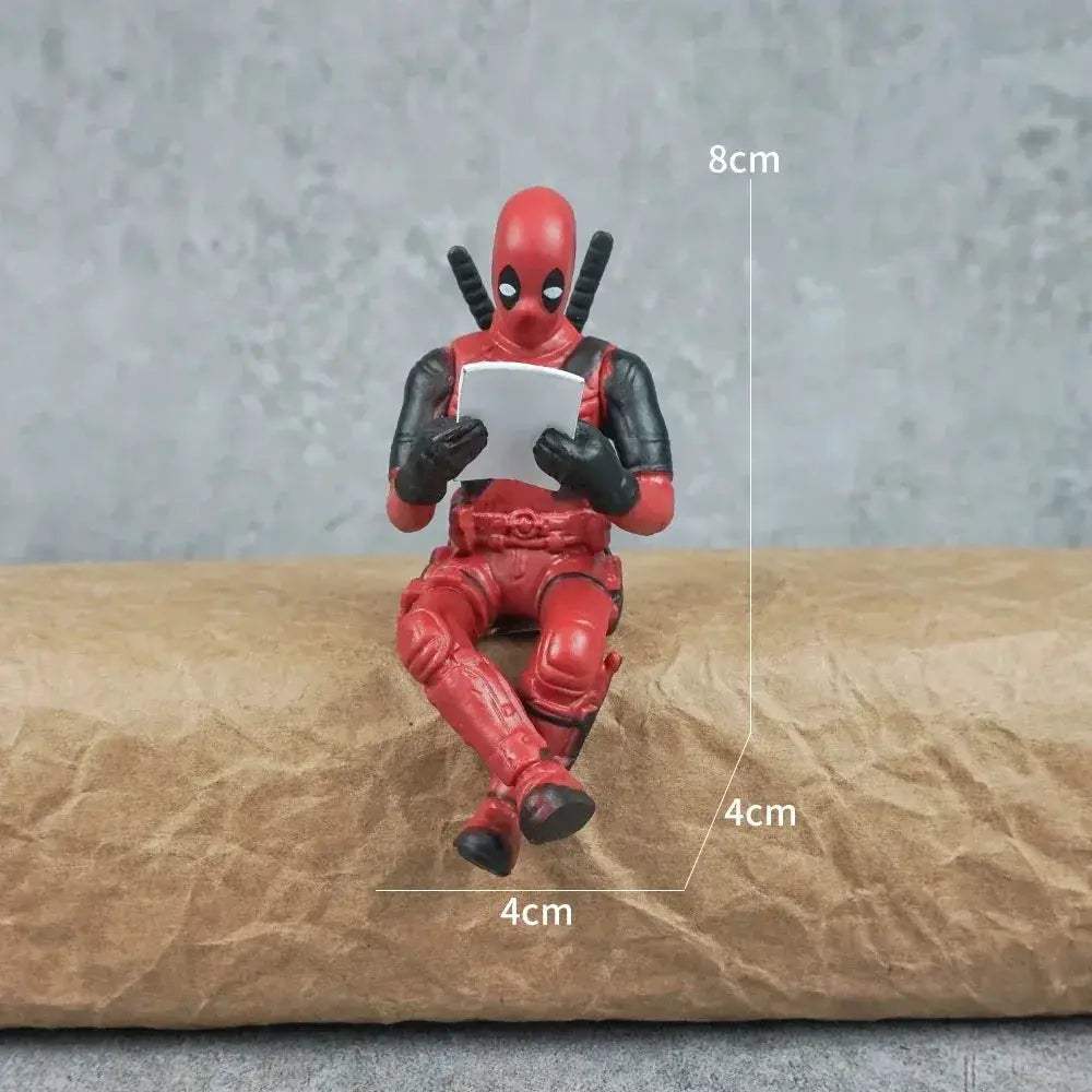 Deadpool Desk Figurine Cute Office Decor 6cm Figure - ToylandEU