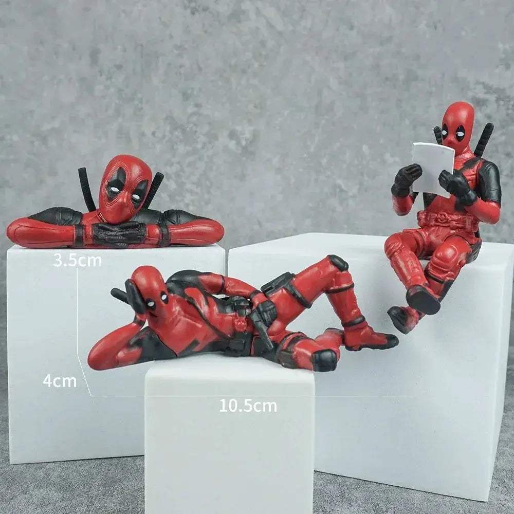 Deadpool Desk Figurine Cute Office Decor 6cm Figure - ToylandEU