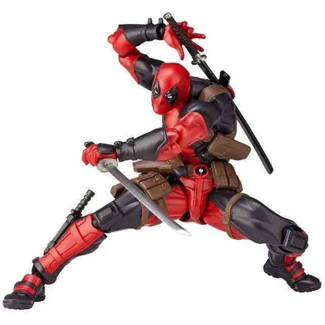 Deadpool Action Figure Marvel Movable 6 Inch Collectible Toy - ToylandEU