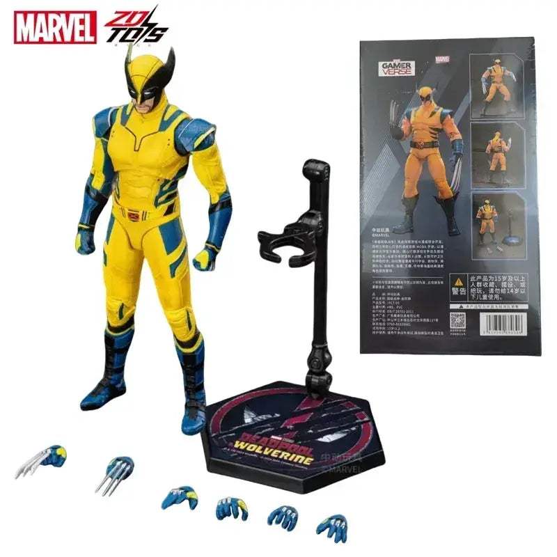 Deadpool and Wolverine Action Figures Boxed Set Collectible 18cm Figures - ToylandEU