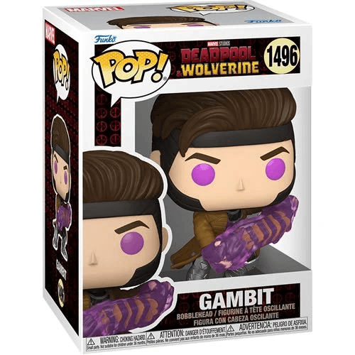 Funko Pop Vinyl Figure | Marvel Gambit Collectible | Variant 1496 | 4 Inch Height