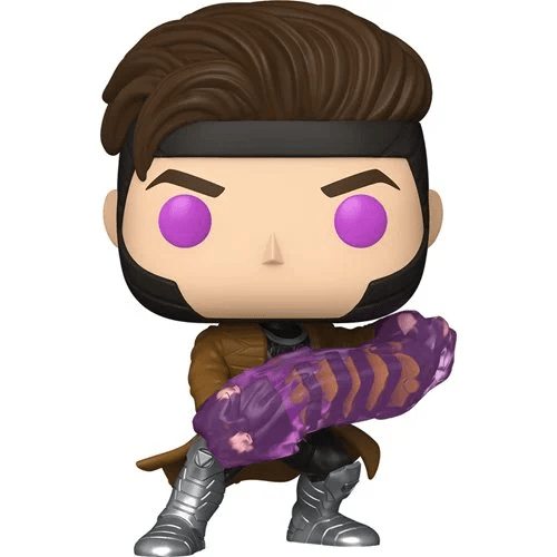 Funko Pop Vinyl Figure | Marvel Gambit Collectible | Variant 1496 | 4 Inch Height