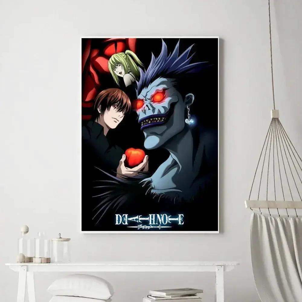 Death Note Anime Poster Prints Wall Art, Painting Bedroom Living Room Wall Bar Restaurant Decor - ToylandEU