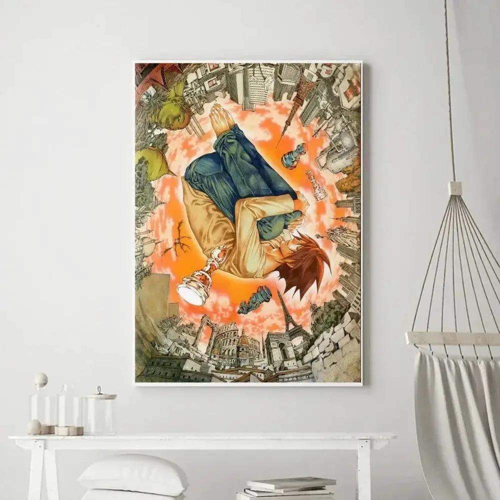 Death Note Anime Poster Prints Wall Art, Painting Bedroom Living Room Wall Bar Restaurant Decor - ToylandEU
