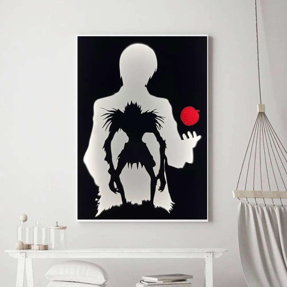 Death Note Anime Poster Wall Art Removable Decor