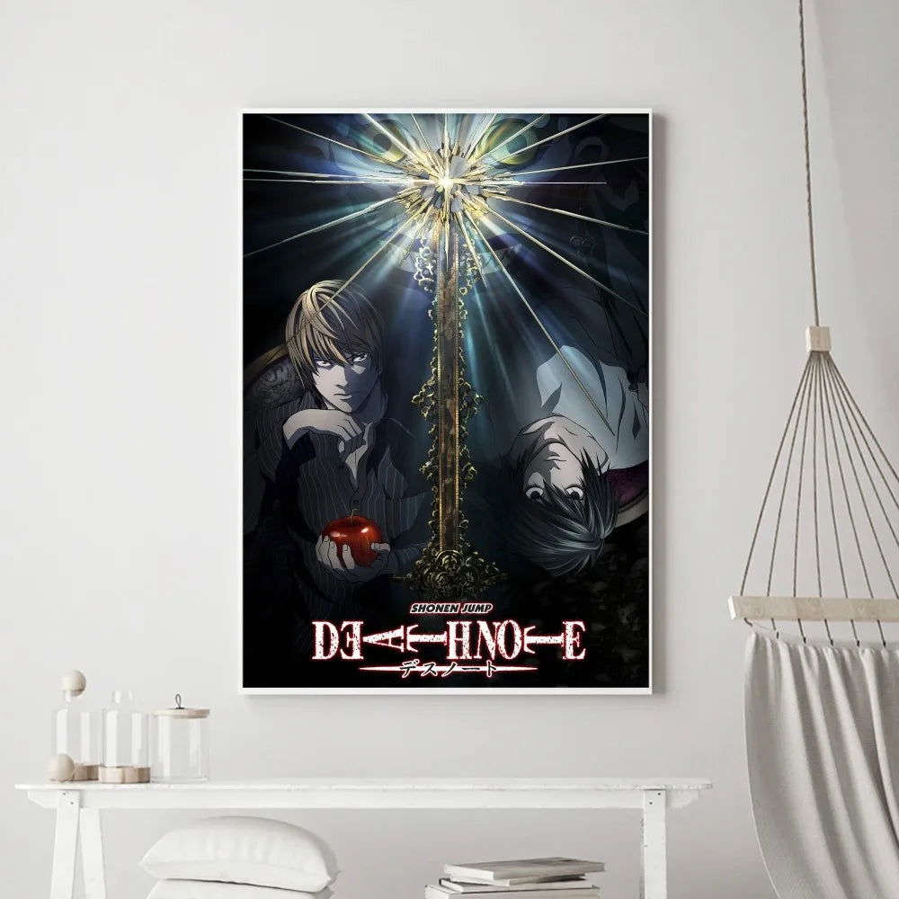 Death Note Anime Poster Wall Art Removable Decor