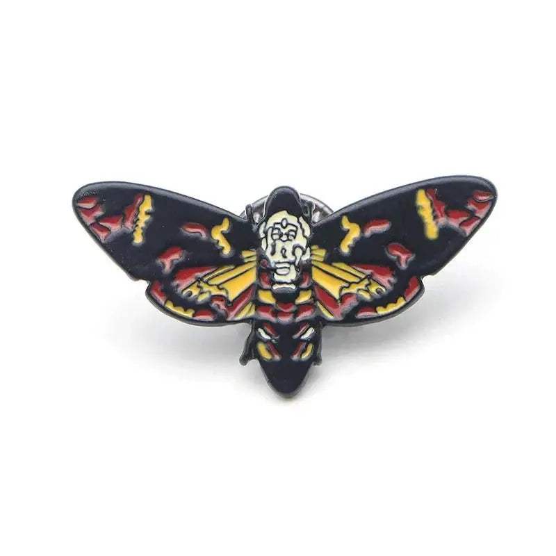Deaths Head Moth Silence of the Lambs Enamel Pins small, durable, high quality accessories - Minifigure Toys
