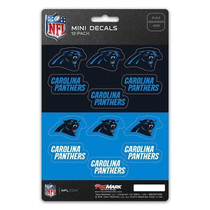  Carolina Panthers Mini Decal Set 12 Pack Premium Vinyl -  ToylandEU™
