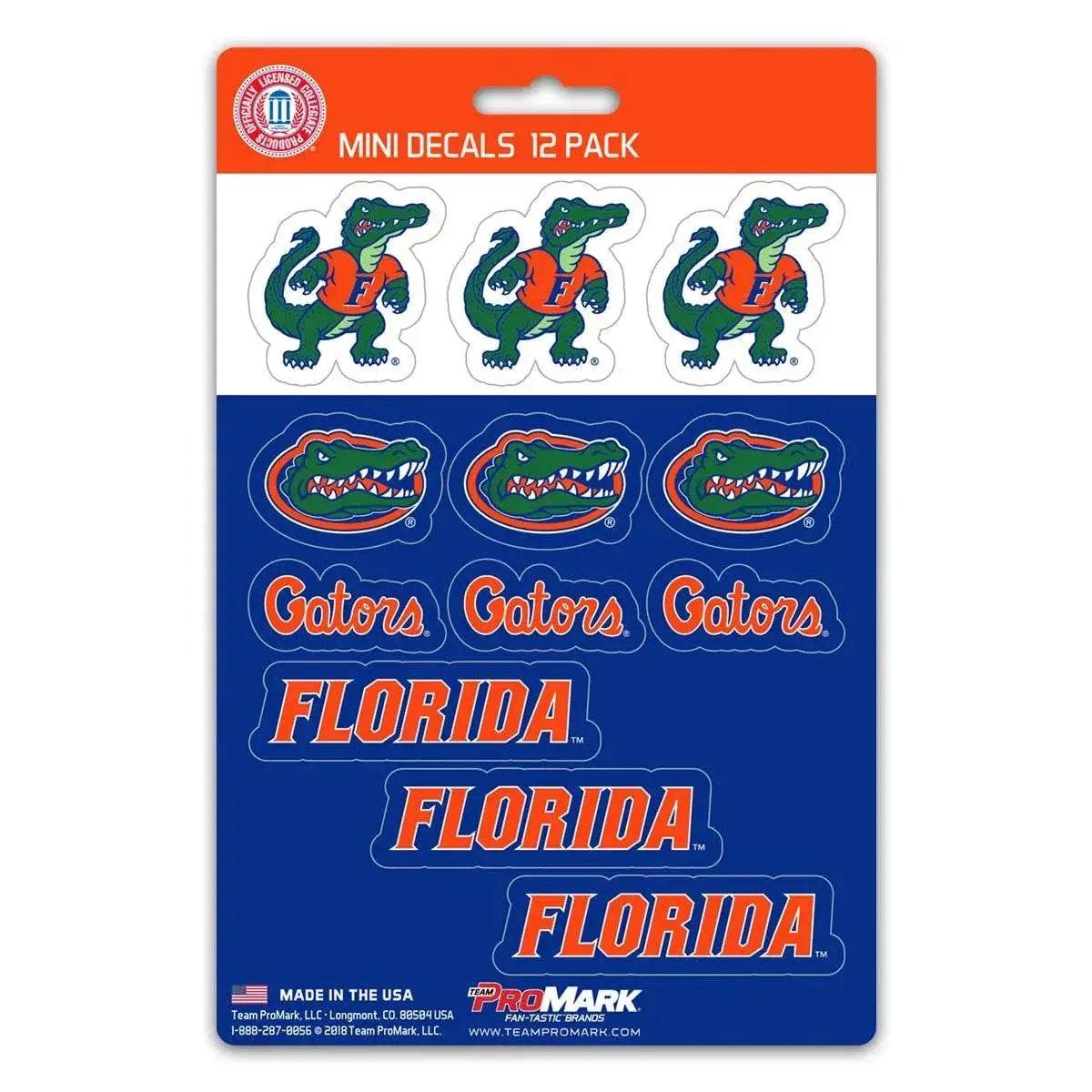  Florida Gators Mini 12 Pack Decal Set Premium Vinyl -  ToylandEU™
