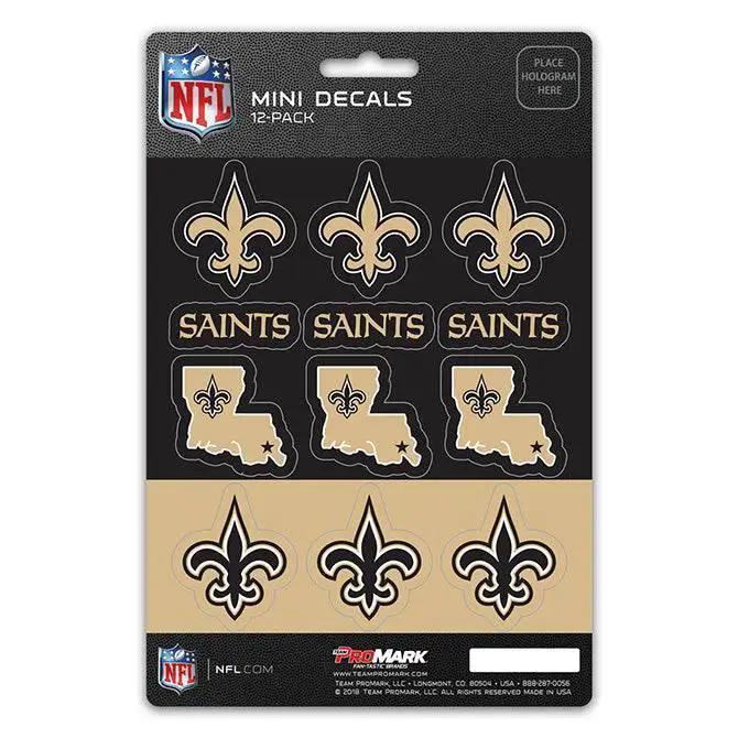  New Orleans Saints Mini Decal Set 12 Pack Premium Vinyl -  ToylandEU™