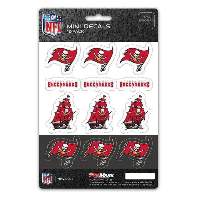  Tampa Bay Buccaneers Mini Decal Set 12 Pack Premium Vinyl -  ToylandEU™