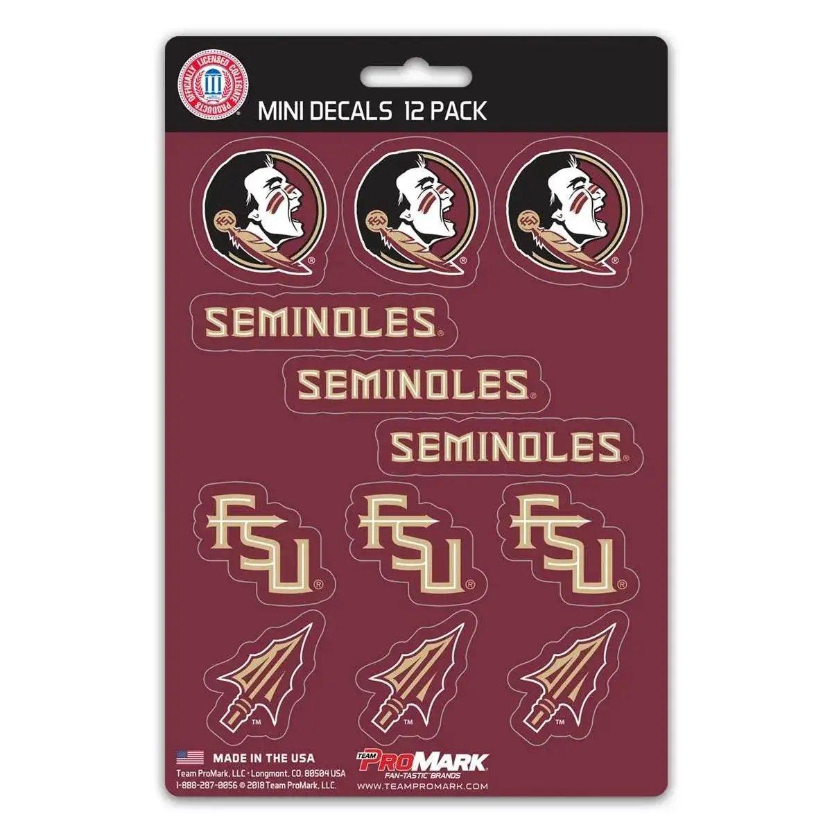  Florida State Seminoles Mini Decal Set 12 Pack Vinyl -  ToylandEU™