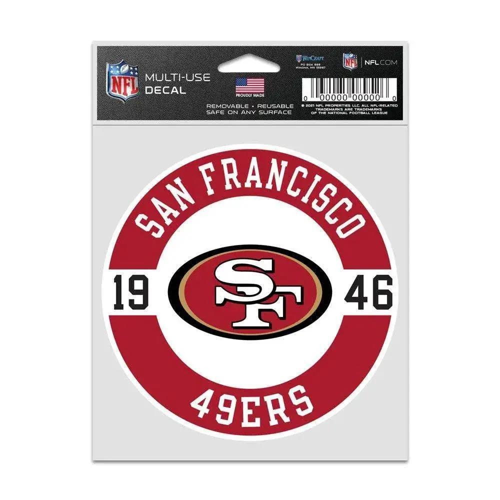  San Francisco 49ers Decal Patch 3.75x5 Inches Fan Gear -  ToylandEU™