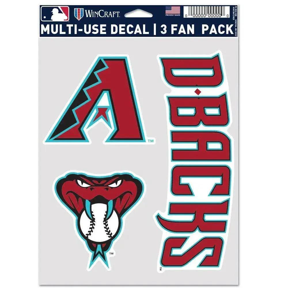  Arizona Diamondbacks Decal Set 3 Pack for Indoor Outdoor Use -  ToylandEU™