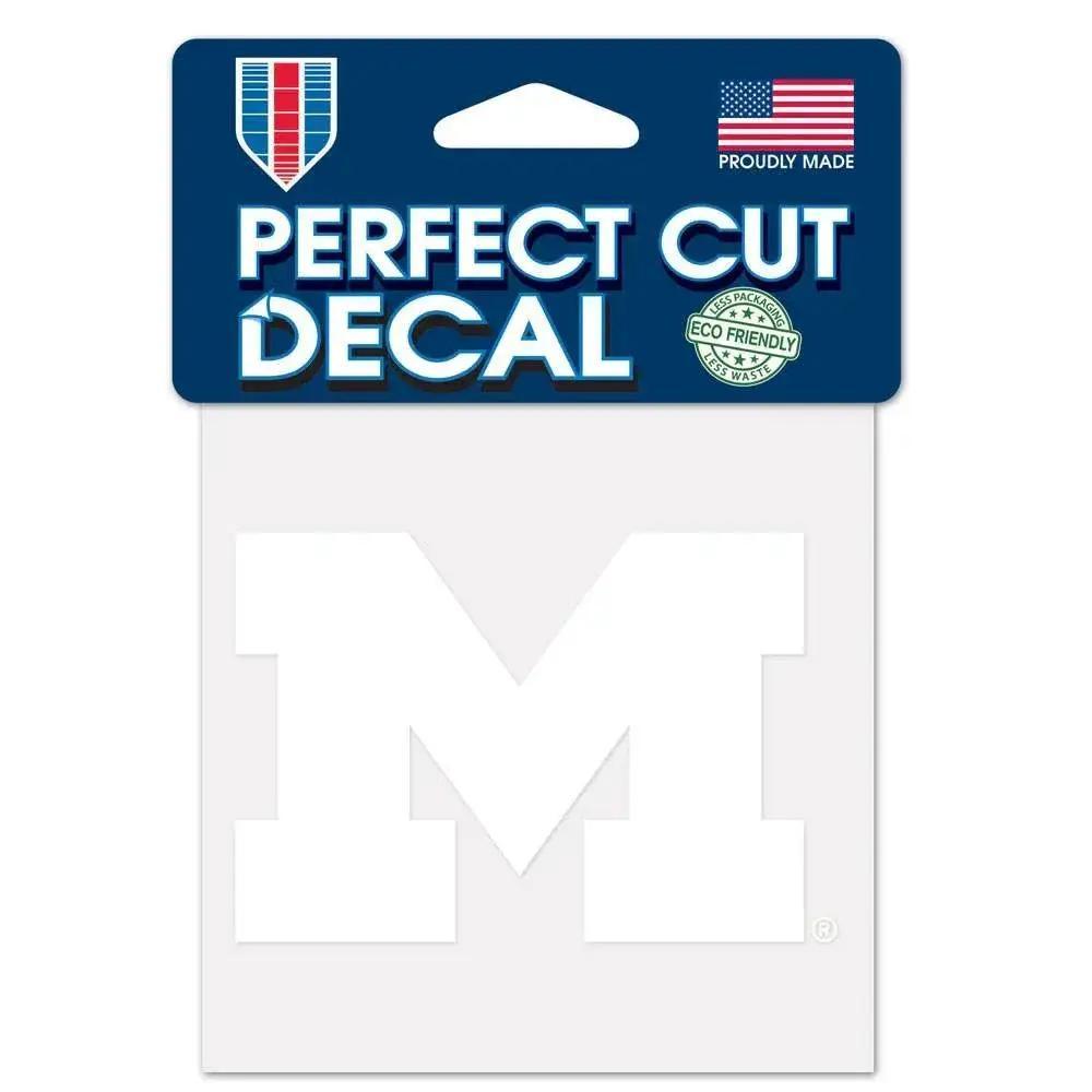  Michigan Wolverines 4x4 Decal White Premium Cut Sticker -  ToylandEU™