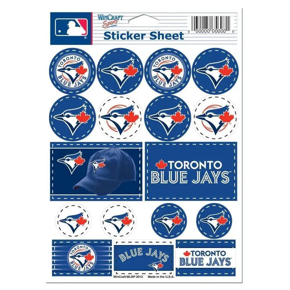  Toronto Blue Jays Decal Sheet 5x7 Sticker Pack Wincraft -  ToylandEU™