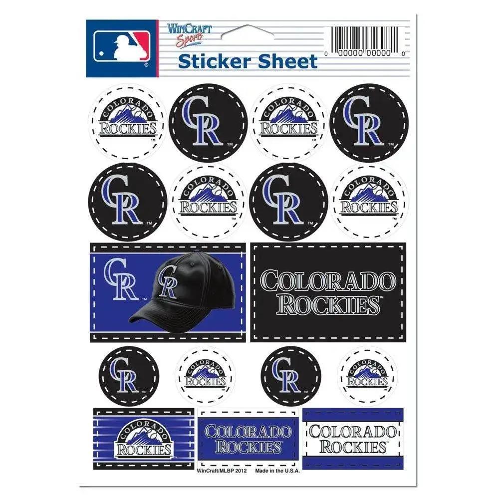  Colorado Rockies Decal Sheet 5x7 Vinyl Stickers For Walls -  ToylandEU™