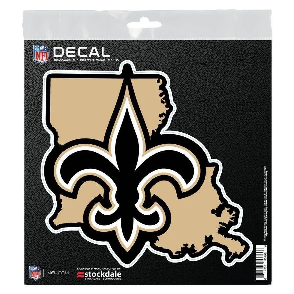  New Orleans Saints State Shape Decal 6x6 All Surface -  ToylandEU™
