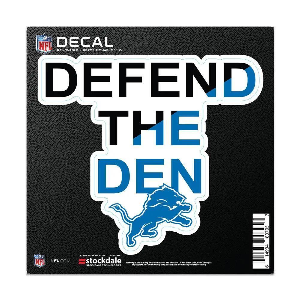  Detroit Lions Decal 6x6 All Surface Slogan Vinyl Sticker -  ToylandEU™