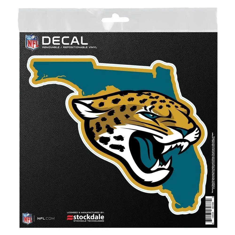  Jacksonville Jaguars 6x6 All Surface State Shape Decal -  ToylandEU™