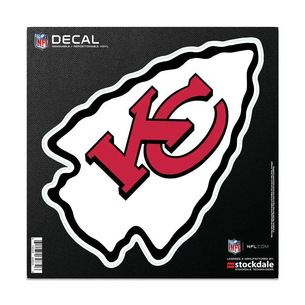  Kansas City Chiefs 6x6 All Surface Logo Decal Sticker -  ToylandEU™