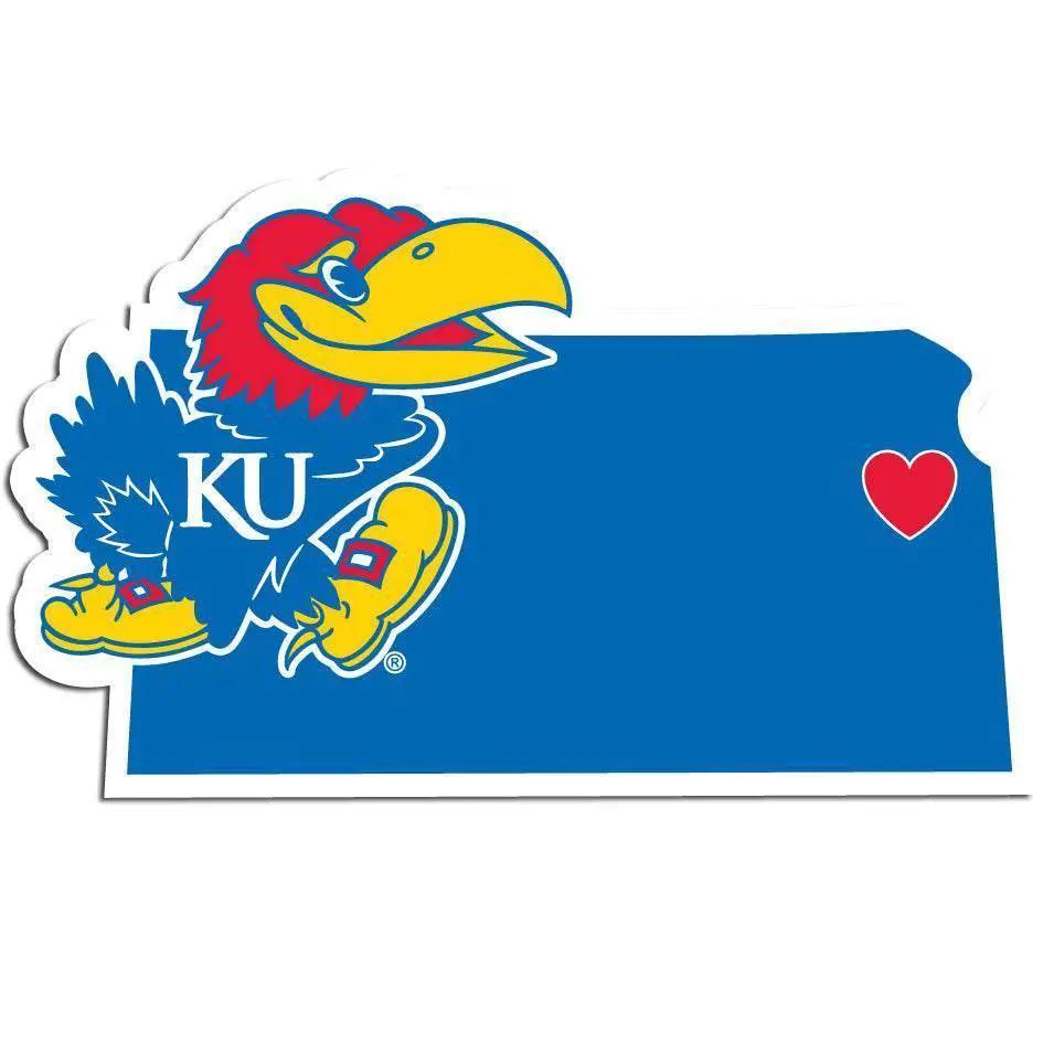  Kansas Jayhawks State Pride Decal Repositionable Vinyl -  ToylandEU™