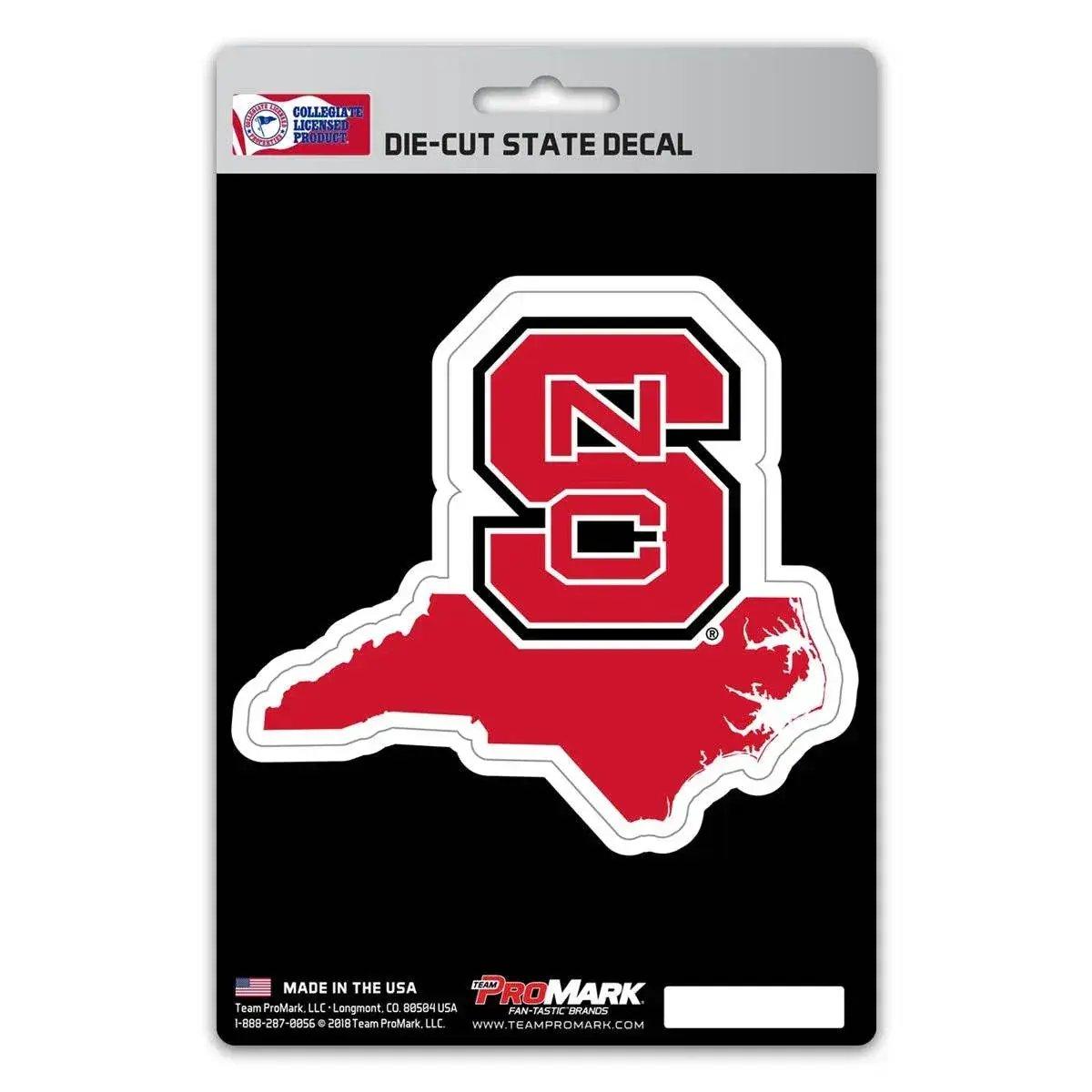  North Carolina State Wolfpack State Shape Vinyl Decal -  ToylandEU™