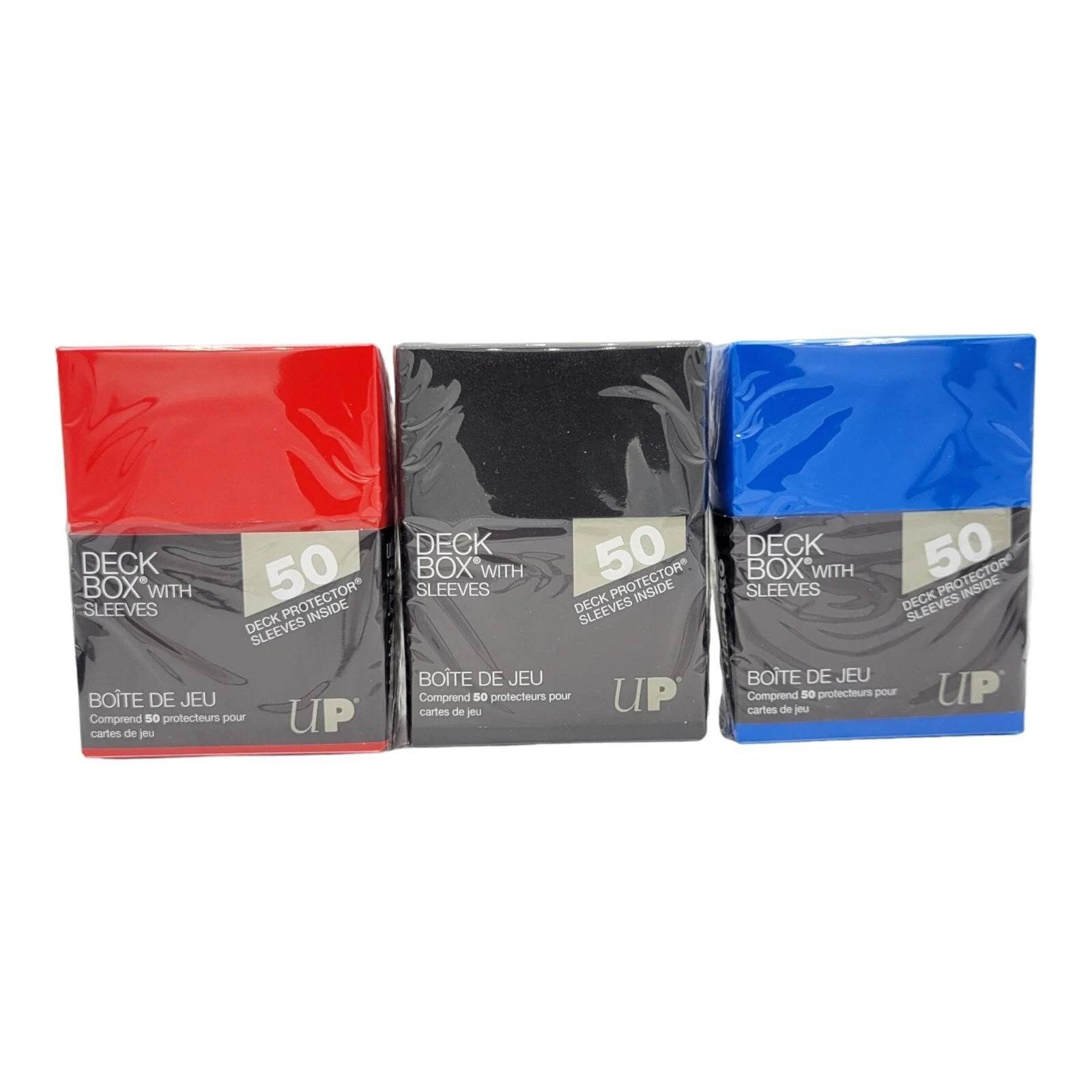 Deck Box 3 Color Assortment With 50 Card Sleeves Pack - ToylandEU