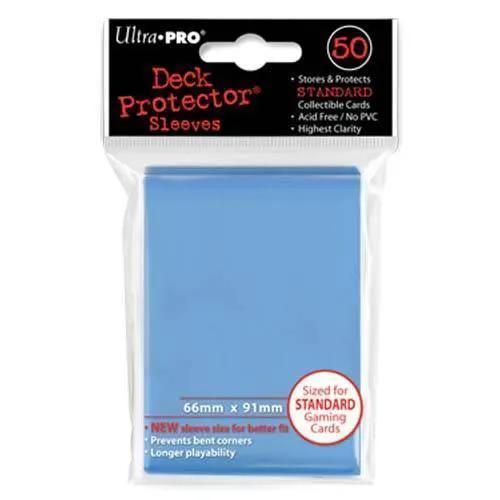  Solid Light Blue Deck Protectors Pack Of 50 For Use -  ToylandEU™