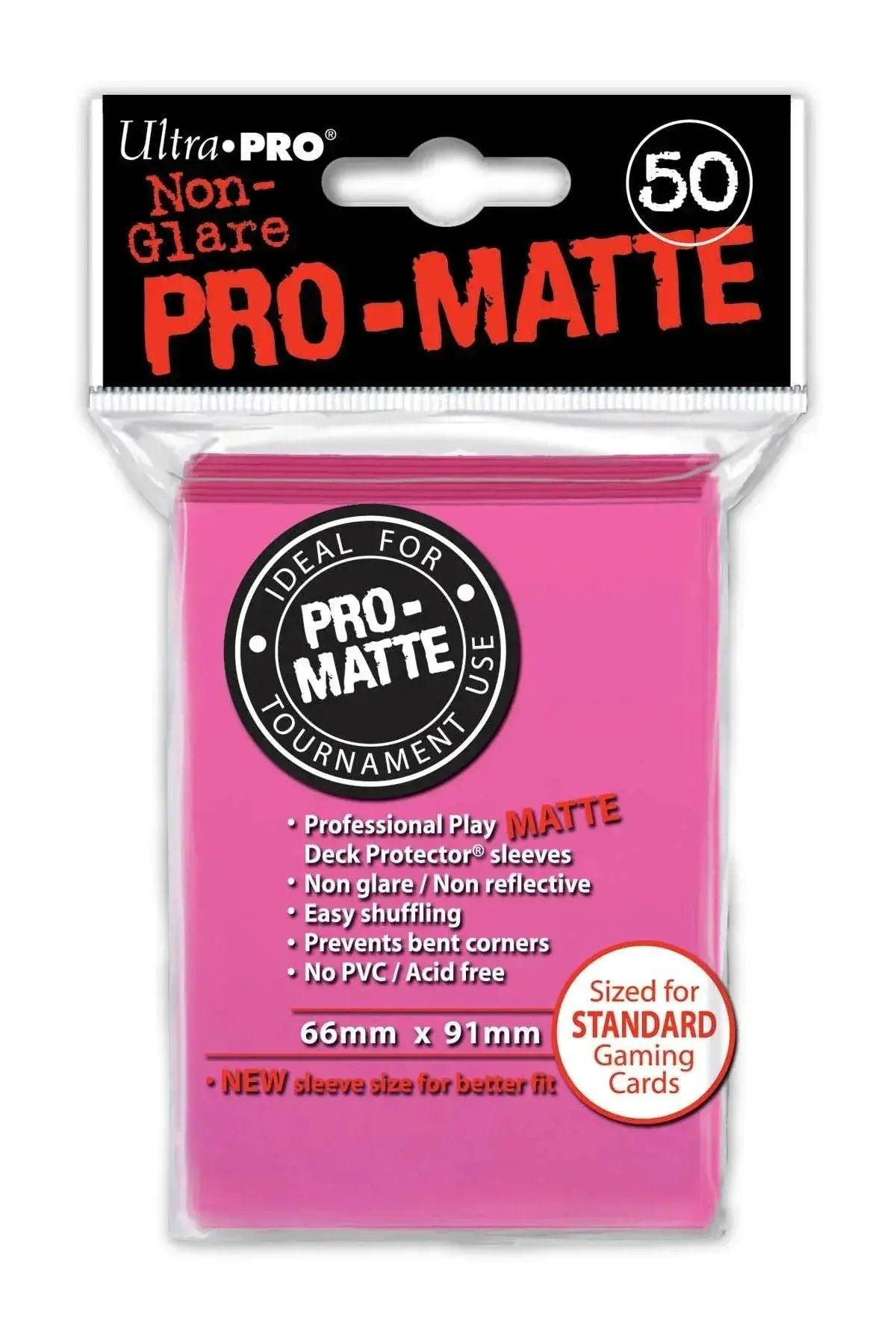  Deck Protectors Pro Matte Durable Bright Pink 50 Card Pack -  ToylandEU™
