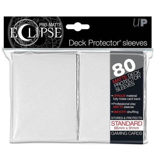  Deck Protectors Pro Matte Eclipse White Pack 80 Sleeves -  ToylandEU™