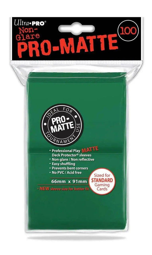  Deck Protectors Pro-Matte Green 100 Count Ultra Pro -  ToylandEU™