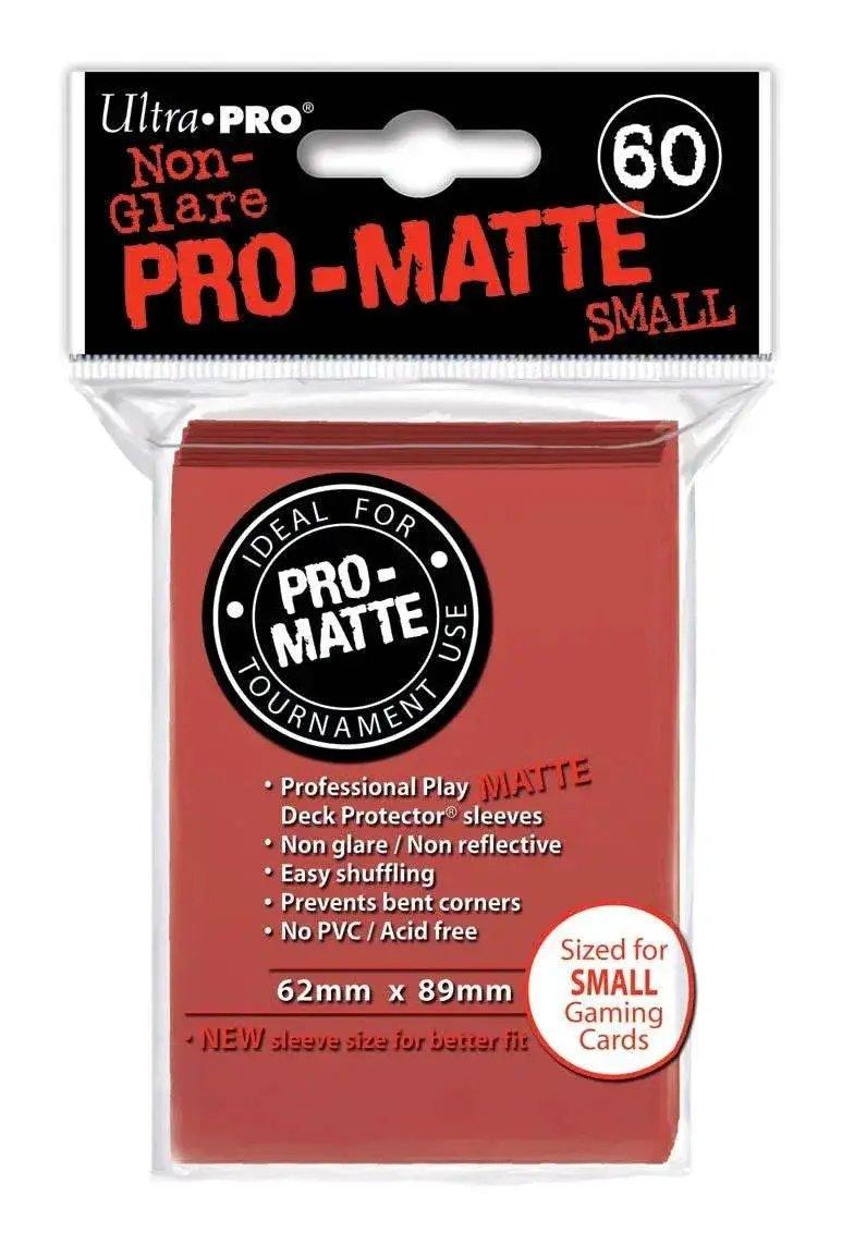  Deck Protectors Pro Matte Small Size Red Sixty Pack -  ToylandEU™