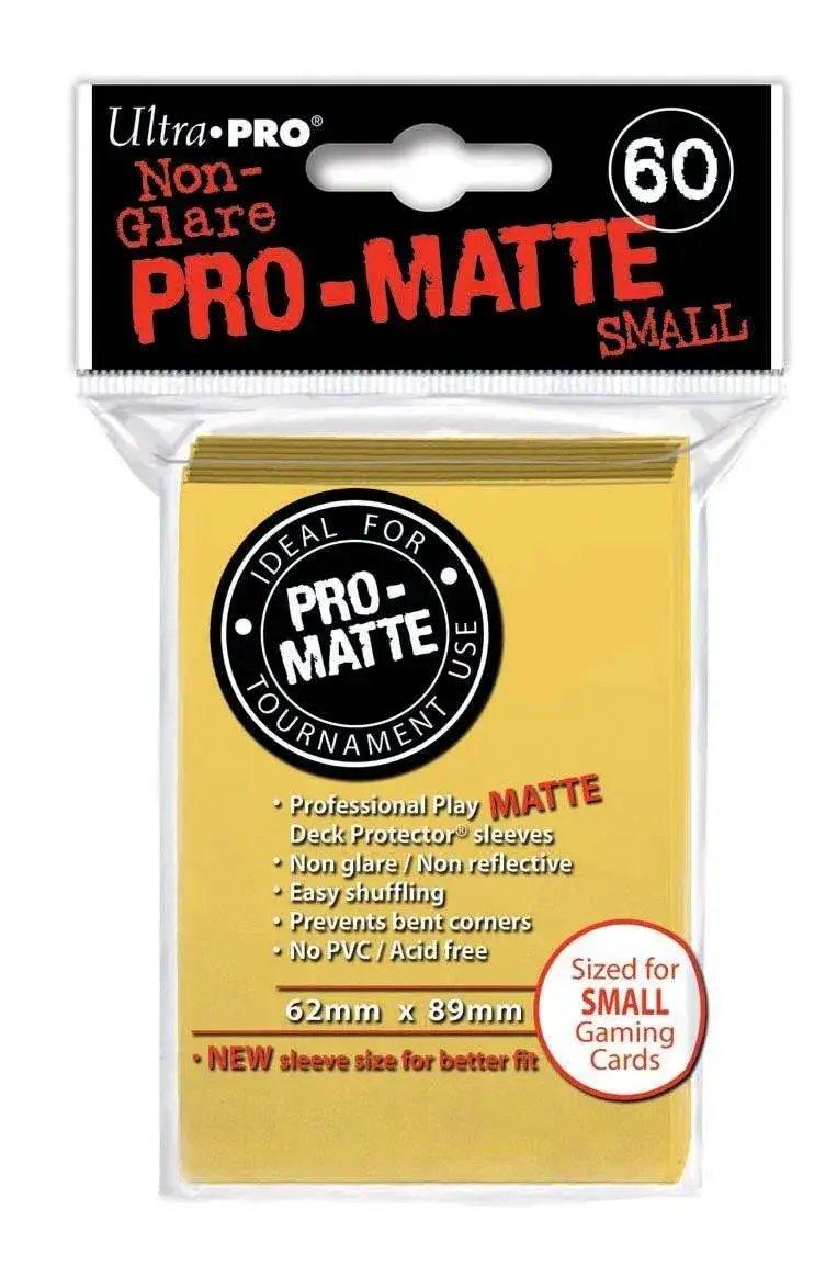  Deck Protectors Pro Matte Small Yellow 60 Count Pack -  ToylandEU™