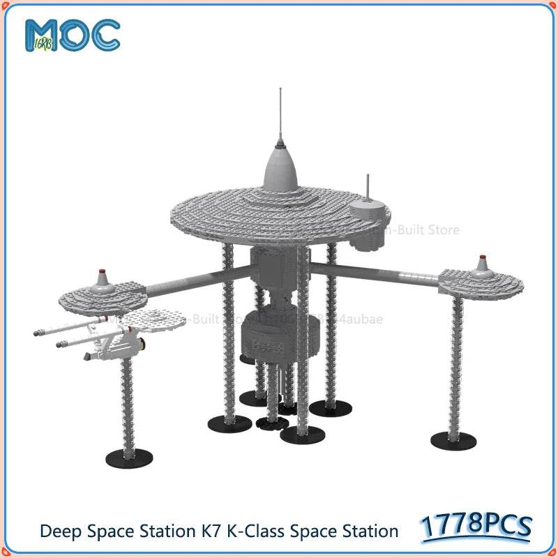 Deep Space Station K7 K-Class Model MOC Building Blocks 1778PCS Building Bricks MOC - ToylandEU