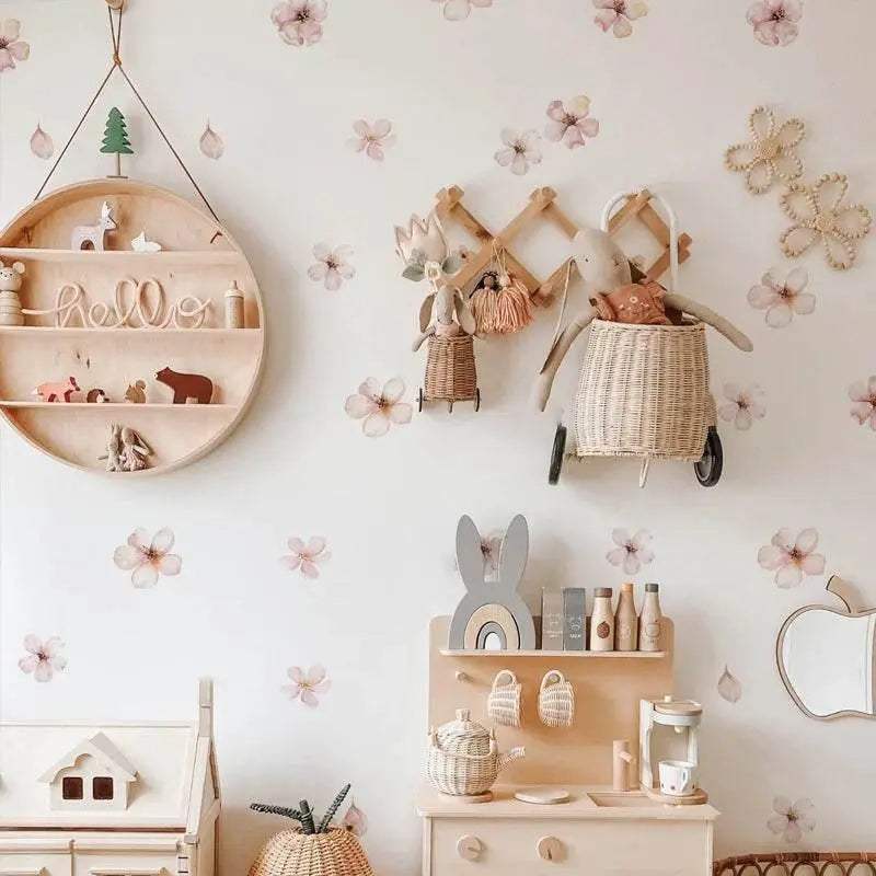  Delicate Pink Wall Stickers Boho Wall Decor Toyland EU -  ToylandEU™