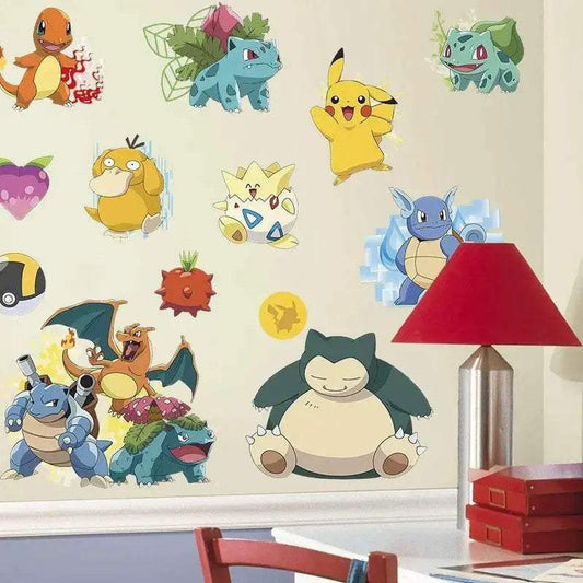  Delightful Pikachu Wall Sticker Toyland EU -  ToylandEU™
