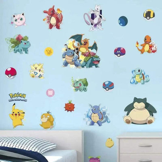  Delightful Pikachu Wall Sticker Toyland EU -  ToylandEU™