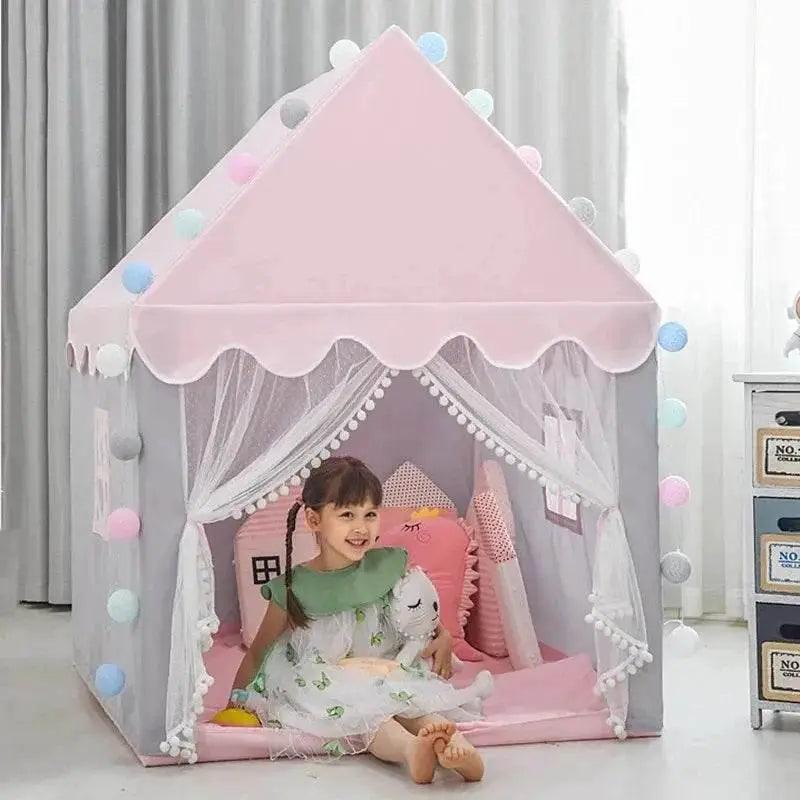  Delightful Pink Kids Indoor Foldable Tent Toyland EU -  ToylandEU™