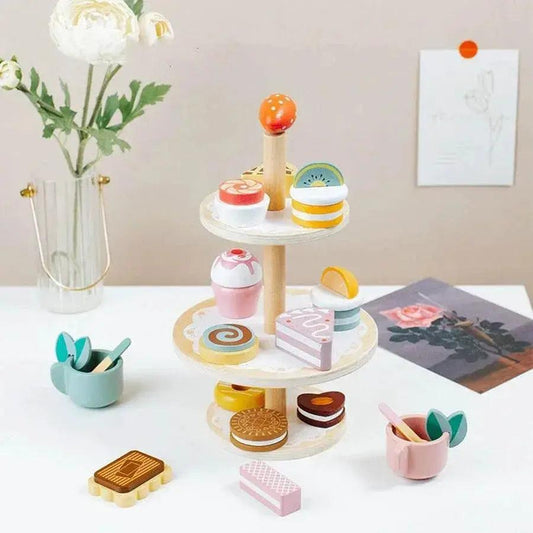  Delightful Wooden Dessert Stand Set for Kids - Toyland EU -  ToylandEU™